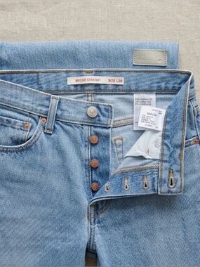 Levi’s Wedgie Straight "Bridgeberry" - 100% Cotton Rigid Denim - 28x30